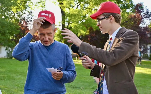 Kdybychom byli v Americe, tak Václav Klaus je otec zakladatel, říká Youtuber Jan Špaček.