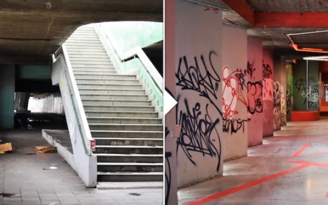 V podchodu pod Hlávkovým mostem vznikl nový skate park