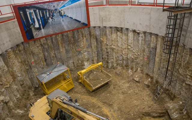 V prvním úseku metra D vyrazili už jeden kilometr tunelů