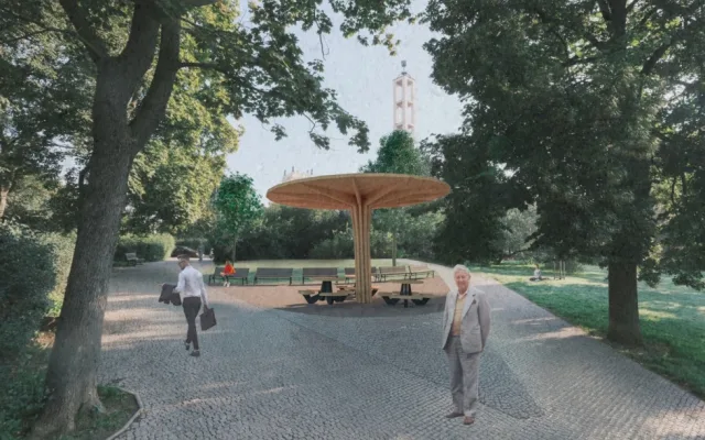 VIZUALIZACE: Praha 2 chystá revitalizaci Sadů Bratří Čapků. Oddělí děti a pejskaře