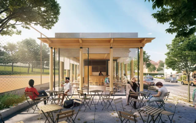 Tenisový klub by měl mít do jednoho roku novou klubovnu. Podívejte se, jak bude vypadat