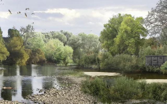 VIZUALIZACE: Park na soutoku Berounky a Vltavy dostal podobu. Bude jedním z největších ve střední Evropě