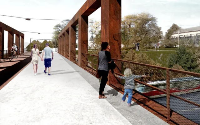 VIZUALIZACE Praha má územní rozhodnutí pro drážní promenádu v Praze 10