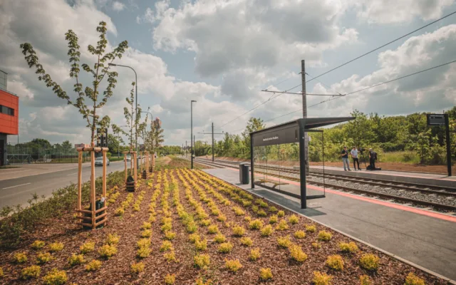 Nová tramvajová linka na Libuš je v provozu. V sobotu ji město slavnostně otevřelo