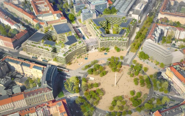 Návrh nizozemského týmu MVRDV.