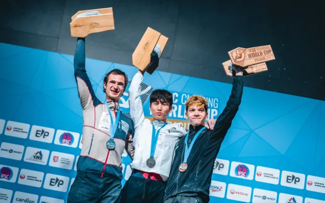 Lezec Ondra získal stříbro v pražském závodě Světového poháru v boulderingu