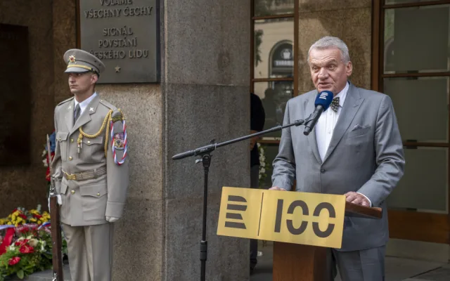 K výročí okupace promluvil před rozhlasem primátor Svoboda, prezident Pavel i premiér Fiala