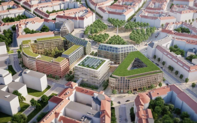 VIZUALIZACE: Čtvrtý kvadrant Vítězného náměstí navrhne česko-nizozemský tým architektů