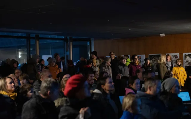 FOTOGALERIE: Podívejte se na atmosféru na oslavách na Národní