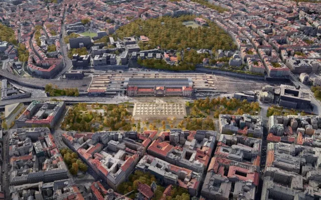 VIZUALIZACE: Takto bude vypadat nový Hlavák. Tramvaj přímo před nádražím a propojení s Sherwoodem