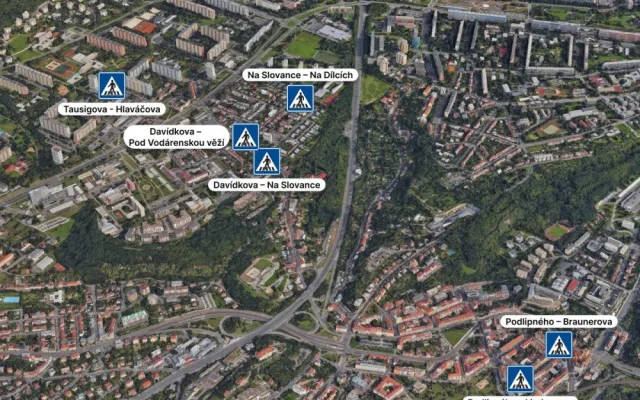 Praha 8 plánuje bezpečné přechody. Má jich být nejvíc za posledních dvacet let