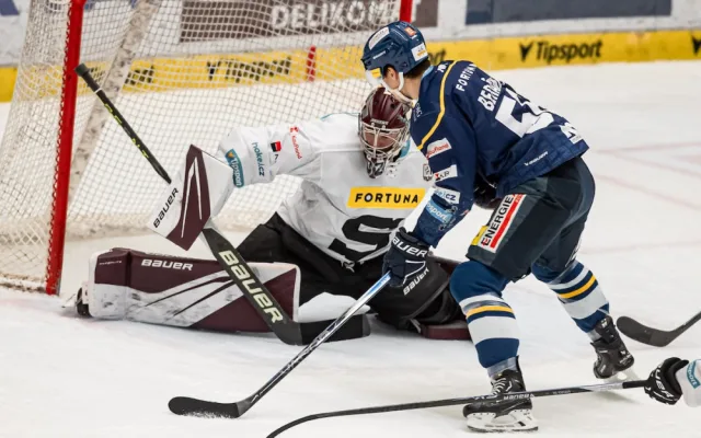 Hokejová Sparta prohrála potřetí za sebou, tentokrát v Českých Budějovicích