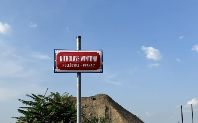 Slavnostní otevření ulice Nicholase Wintona