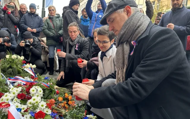 Na Národní třídě začíná program připomínající události sametové revoluce před 35 lety