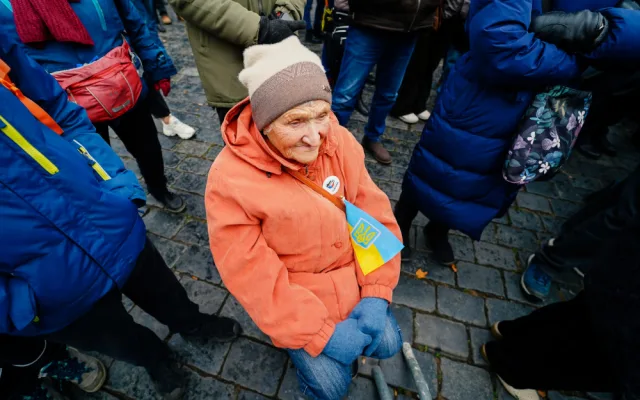 FOTOGALERIE: Podívejte se na atmosféru demonstrace Zůstaňme demokratickým srdcem Evropy Milionu chvilek