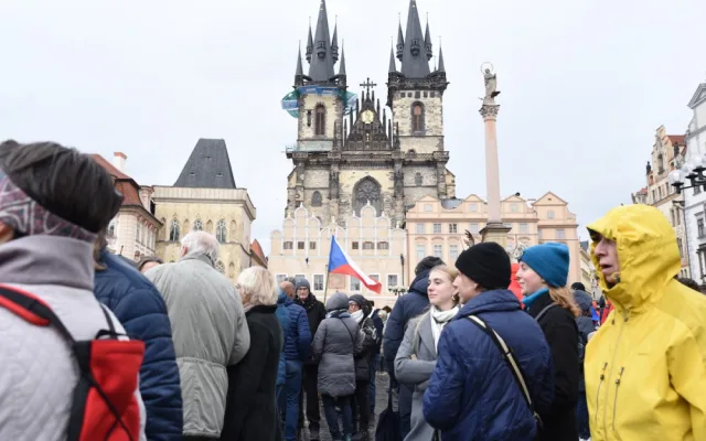 FOTOGALERIE: Podívejte se na atmosféru demonstrace Zůstaňme demokratickým srdcem Evropy Milionu chvilek