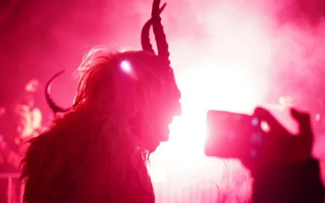 Výstaviště ovládla pekelná show. Dorazili krampusáci z Čech i Rakouska.