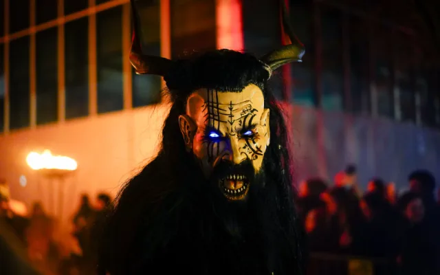 Výstaviště ovládla pekelná show. Dorazili krampusáci z Čech i Rakouska.