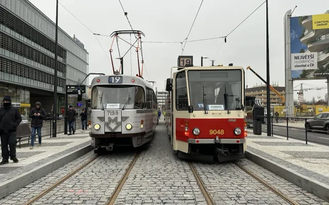 Prodloužená tramvajová trať na Pankrác je oficiálně otevřena