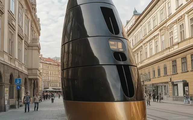 Brněnský orloj na Staromáku, tramvaj do Zlaté uličky a strážníci s drony. S aprílovými vtípky s i v Praze vyhráli