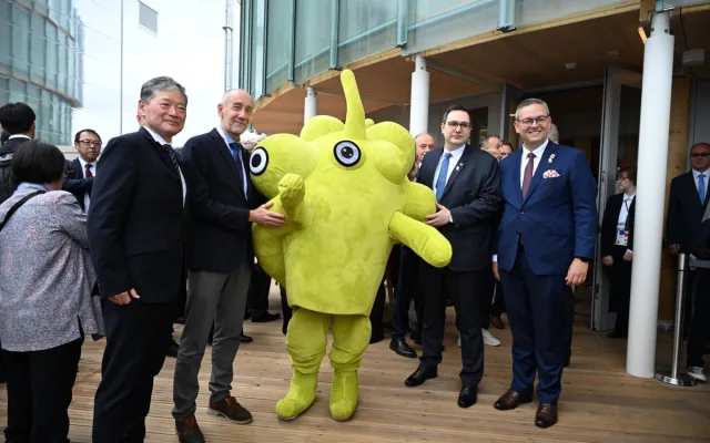 Na japonském Expu otevřeli český pavilon, navrhli ho architekti z Prahy