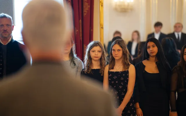 Prezidentský pár přijal na Hradě děti z dětských domovů, které hrály ve filmu Amerikánka