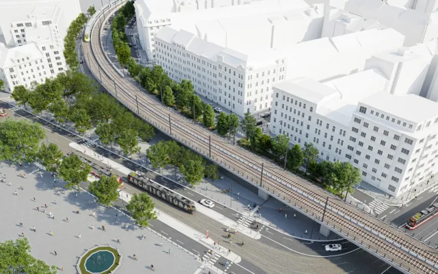 VIZUALIZACE: Prostor pod tratí mezi Bubny a Výstavištěm vyplní vestavby