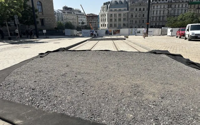 Začíná stavba tramvajové trati vedle Národního muzea, primátor nadšený není