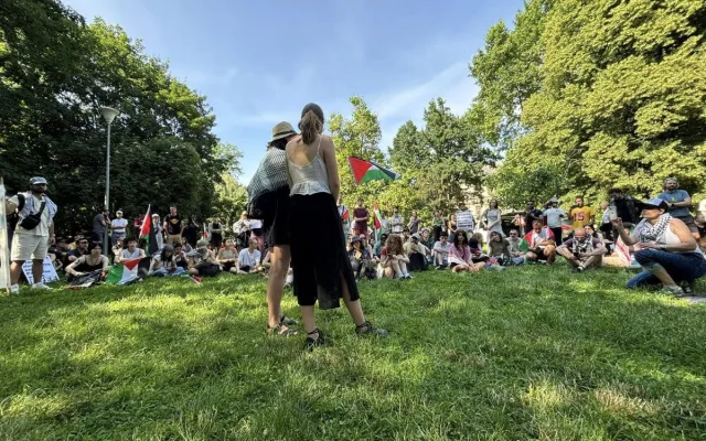 V Praze se demonstrovalo za Palestinu, zazněla tvrdá kritika Izraele a české vlády