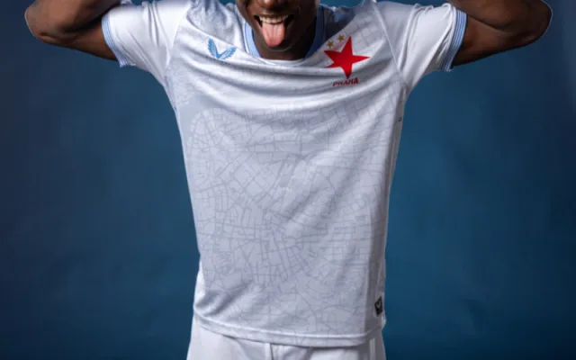 Slavia představila nové dresy, autorem je výtvarník Pasta Oner