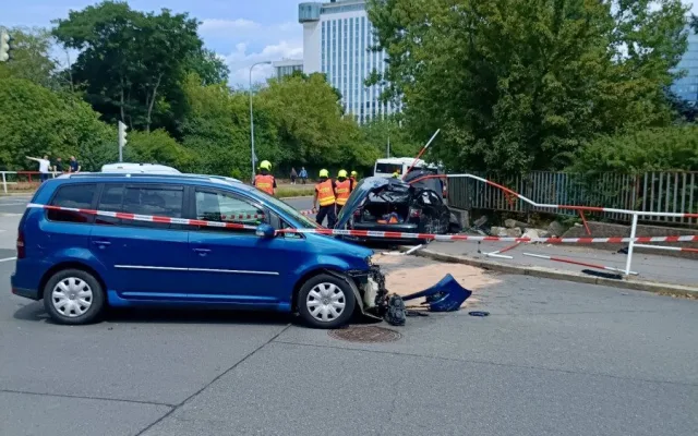 Nehoda ve Vyskočilově.