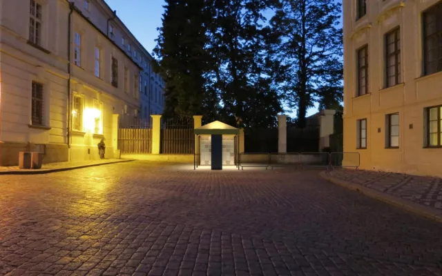VIZUALIZACE: Pražský hrad bude mít nová kontrolní stanoviště, nahradí staré přístřešky