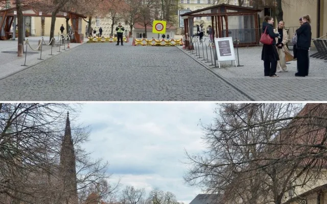 VIZUALIZACE: Pražský hrad bude mít nová kontrolní stanoviště, nahradí staré přístřešky