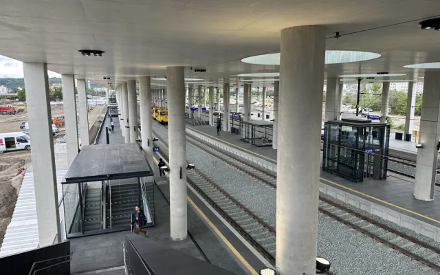 FOTO: Praha má po čtyřiceti letech nové nádraží, Bubny jsou nejmodernější v Česku