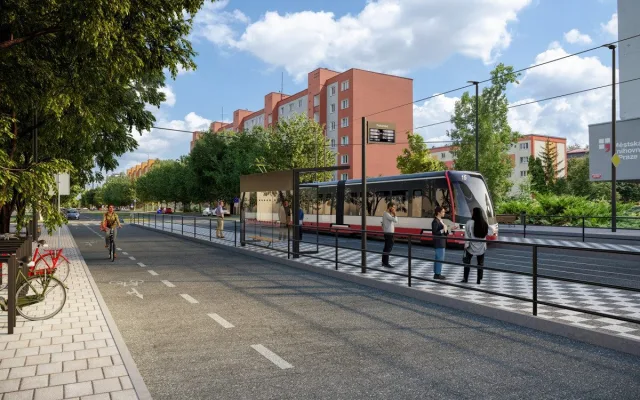 Začala stavba tramvajové trati do Malešic, potrvá do roku 2027