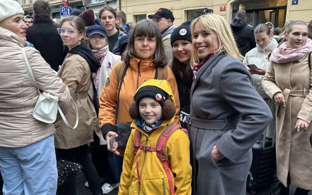 FOTO,VIDEO: 17. listopad na Národní třídě. Pavel, Babiš I Rakušan sklidili kritiku