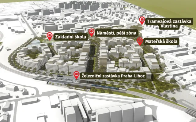 Na místě logistického areálu postaví v Ruzyni čtvrť pro 6 tisíc lidí