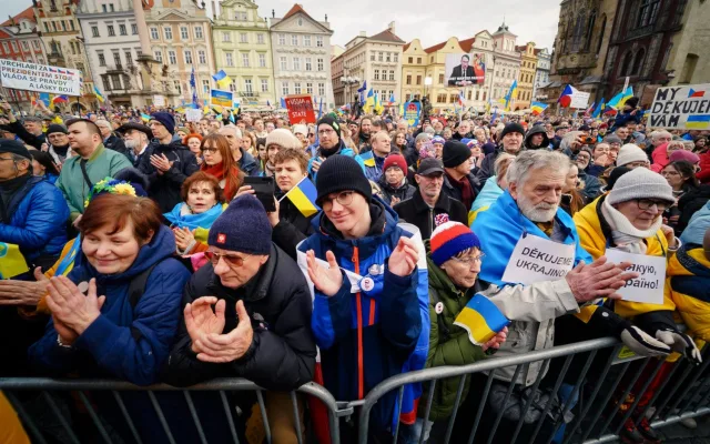 Obrazem: Staromák pro Ukrajinu