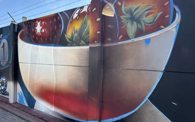 FOTO: Z šedé zdi je obří galerie. V Praze vzniká jeden z největší muralů v Evropě