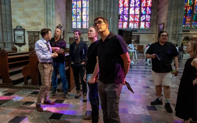 Prezident Pavel přivítal na Hradě herce Keanu Reevese, dali si i pivo