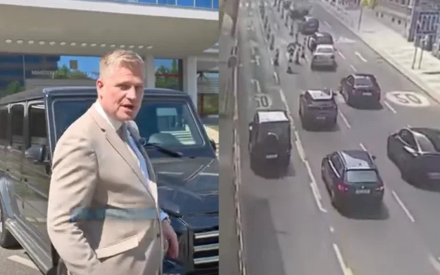 Podle videa jel Turek v odbočovacím pruhu rovně.
