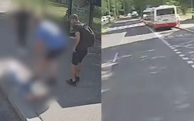 Autobus táhl seniorku několik metrů po chodníku. Policie hledá důležitého svědka