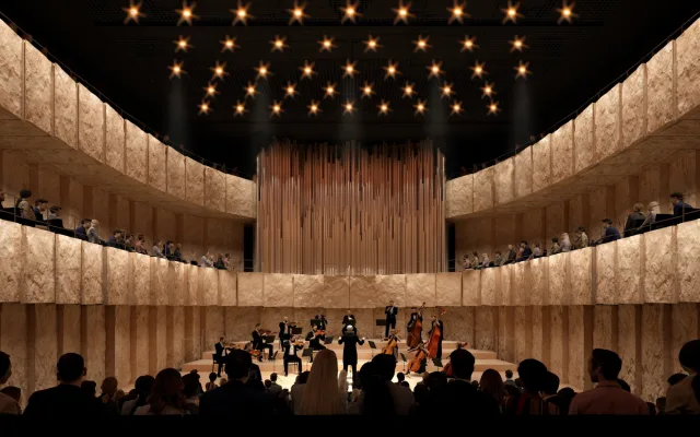 Praha požádala o stavební povolení pro Vltavskou filharmonii, začít se má v roce 2028