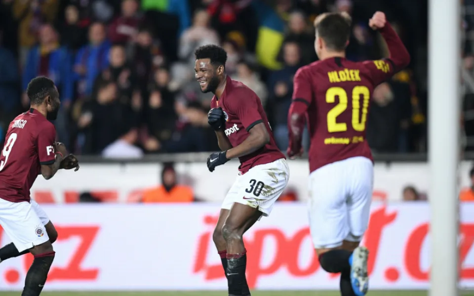 Fotbalisté Sparty porazili Mladou Boleslav 5:2 a jsou třetí
