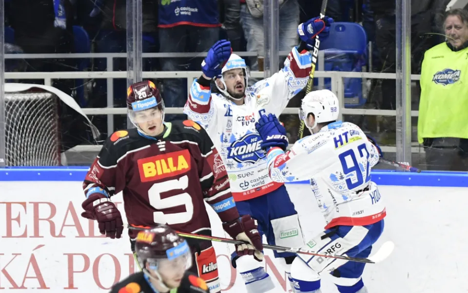 Sparta prohrála v Brně. Kometě pomohl k výhře navrátilec Martin Erat