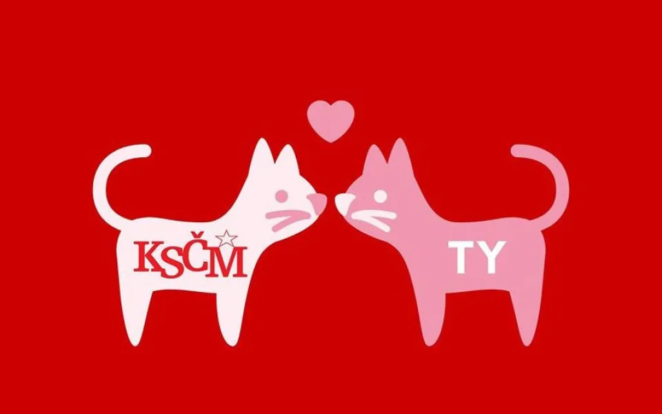 Socialismus bude dřív, než se zdá, píší komunisté ve valentýnském přání a internetu.