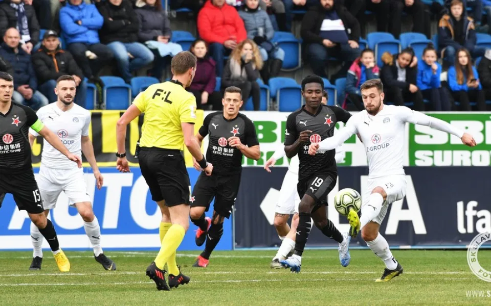 Slavia prohrála 0:2 se Slováckem.