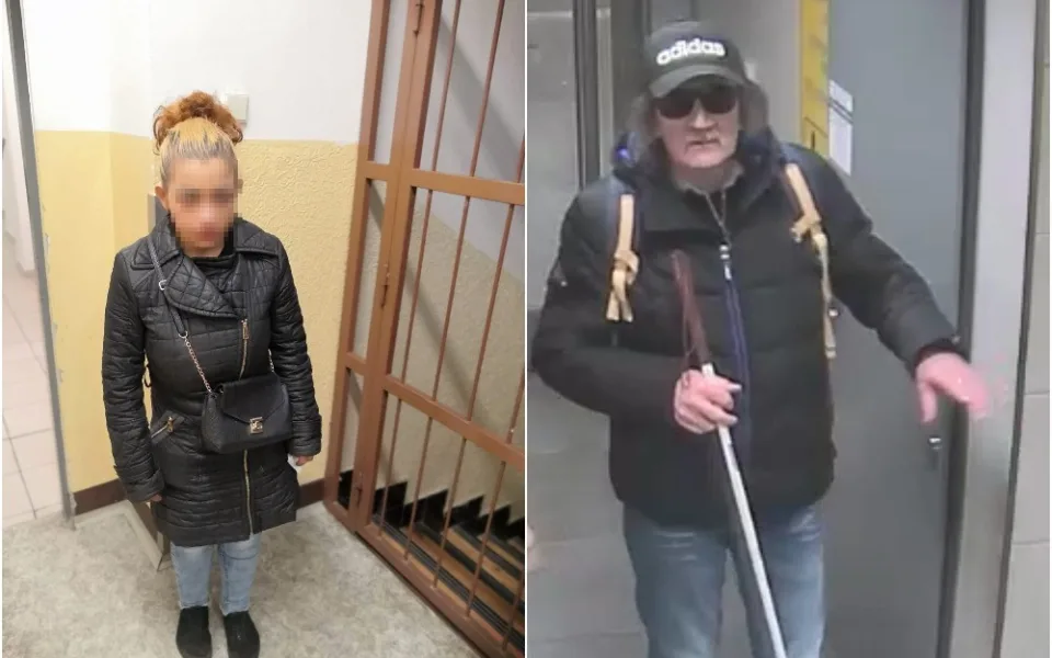 Zlodějka, která okradla nevidomou ženu. Okradený muž, po kterém pátrá policie