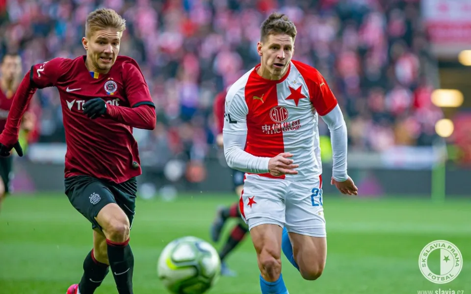 Pražské derby mezi Slavii a Spartou skončilo 1:1.