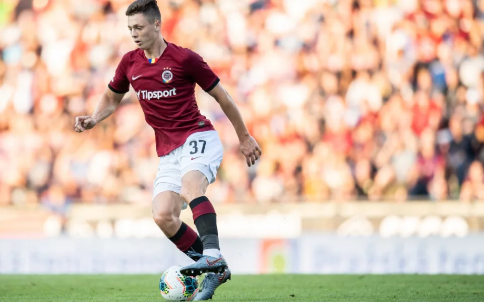 Sparťanský fotbalista Ladislav Krejčí.